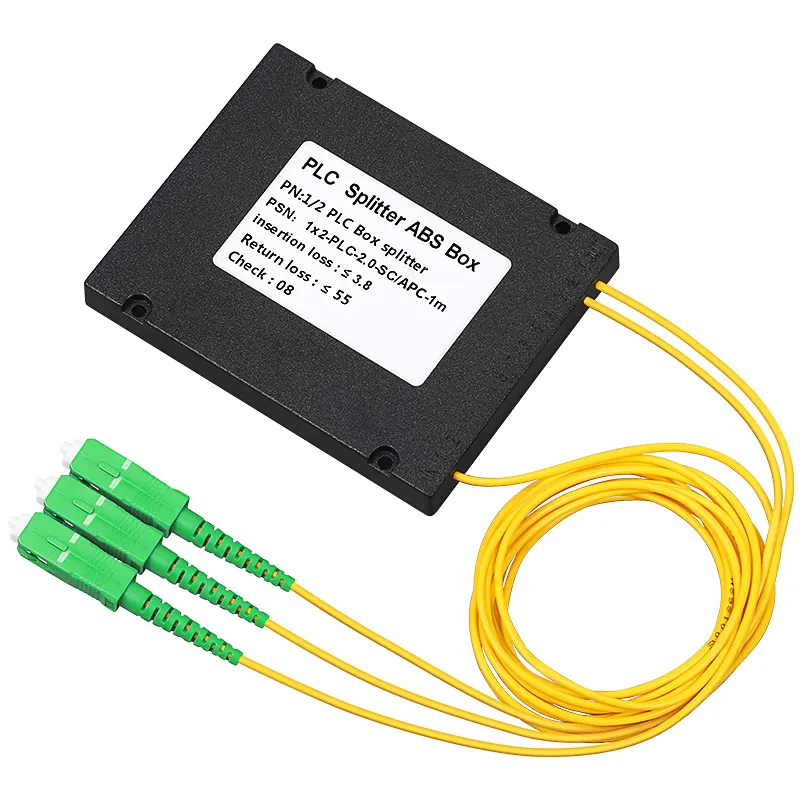COMPTYCO 1 minute 2 box optical splitter 1 minute 2/16/32/64 splitter Network grade SC APC/UPC fiber optic splitter