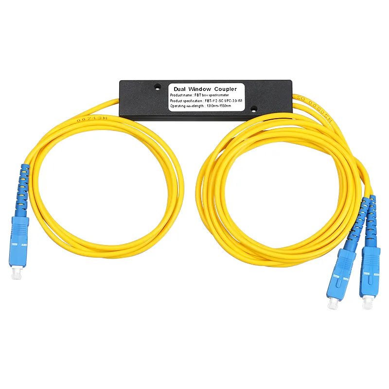 CMPTYCOO SC UPC 1/2 fiber optic splitter Fiber optic splitter 1/2 tail fiber tapered network level SC APC/FC-UPC