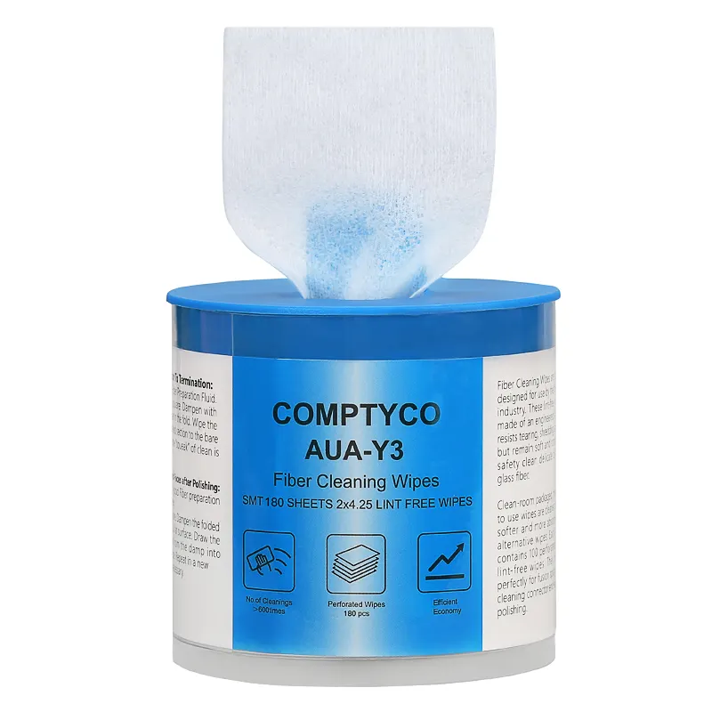 COMPTYCO AUA-Y1 fiber end face cleaning paper fiber dust-free paper fiber wiping alcohol paper end face cleaning platform does not contain alcohol