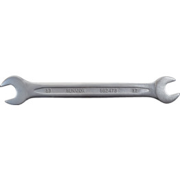 Metric Open Ended Spanner, Double End, Chrome Vanadium Steel, 10mm x 11mm