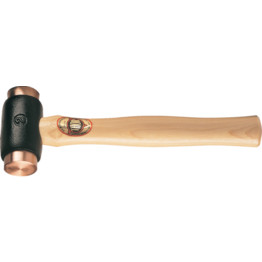04-314 44mm Copper Soft Faced Hammer with Wood Handle