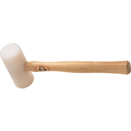 Wood Shaft Plastic Mallets - Cylindrical