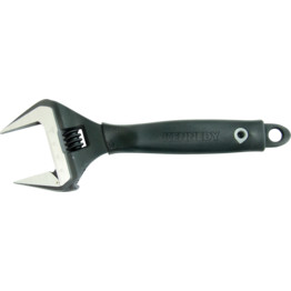Wide Jaw Adjustable Spanner, Steel, 12in./300mm Length, 60mm Jaw Capacity