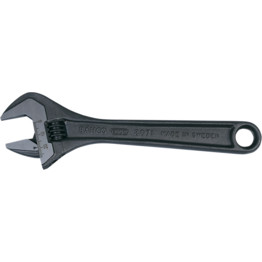 Adjustable Spanner, Alloy Steel, 8in./205mm Length, 27mm Jaw Capacity